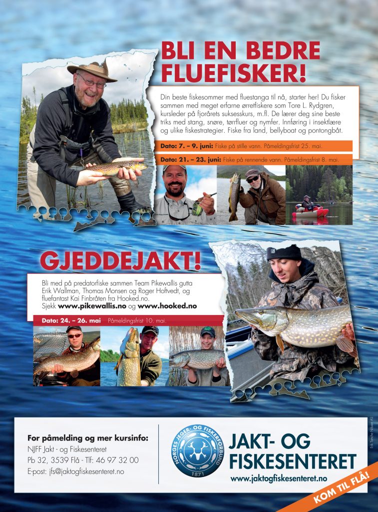 Plakat-fiskekurs. NJFF Flå