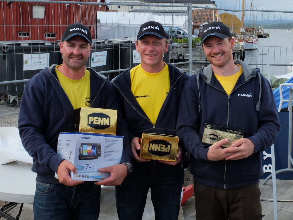 Team Trutta Garmin - Fra venstre Thore Grefstad, Stig Rønningen og Åsmund Isaksen. - Foto - Privat 